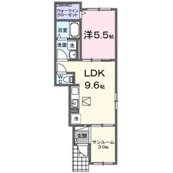 プラシードの物件間取画像